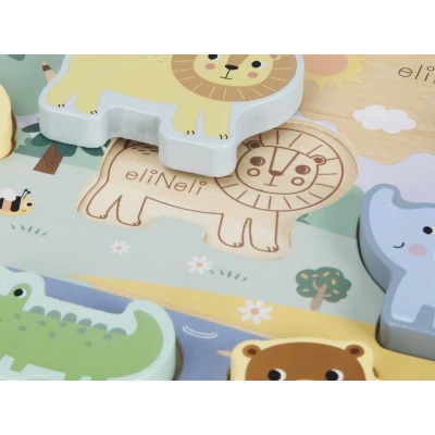 Puzzle din lemn – ZOO